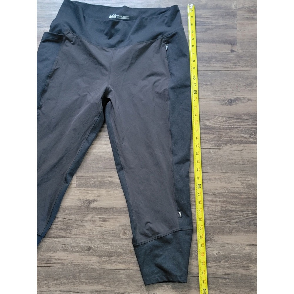 REI Co-op Mens 1XLarge Active Hybrid Hiking Pants Black Gray Zipper Pocket - Picture 7 of 9